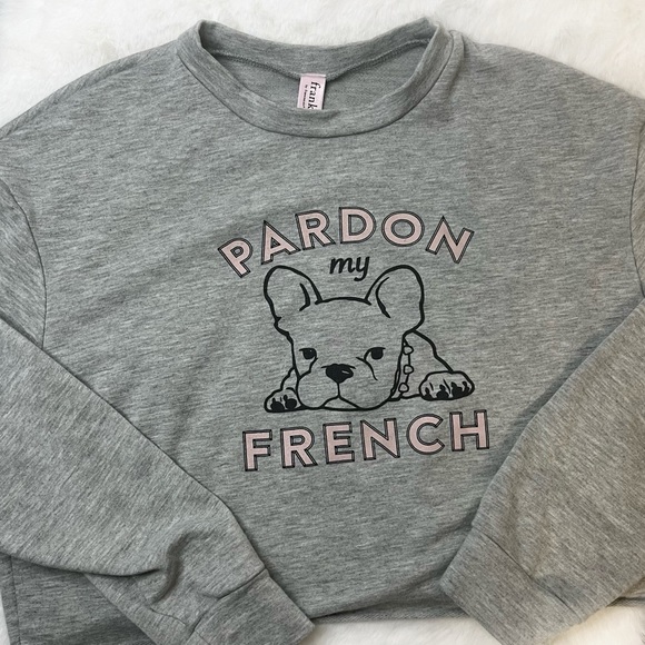 Franki by Francesca’s Kids Bulldog Shirt Sz 12 - Picture 1 of 4